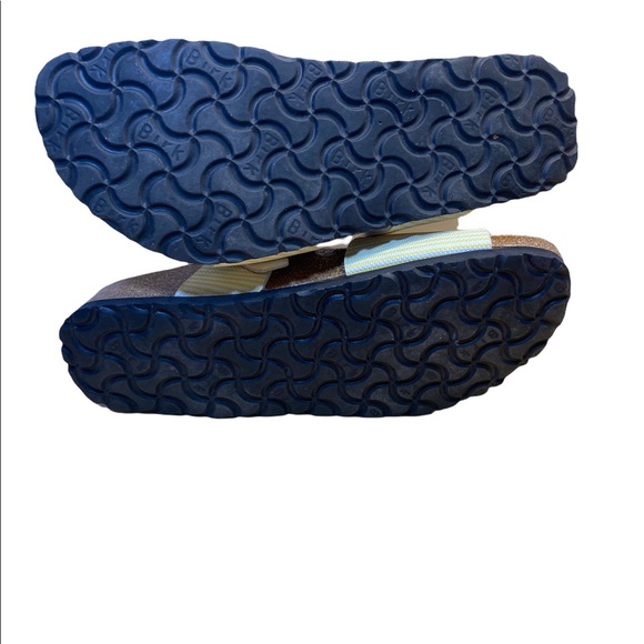 Birkenstock Birki’s Arizona Yellow and White Striped Sandals ( size 35/36) - Picture 7 of 10